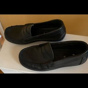 Leather loafers